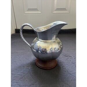 Vintage Reed & Barton The Bannister Collection Metalware Tarnish Free Pitcher 9”